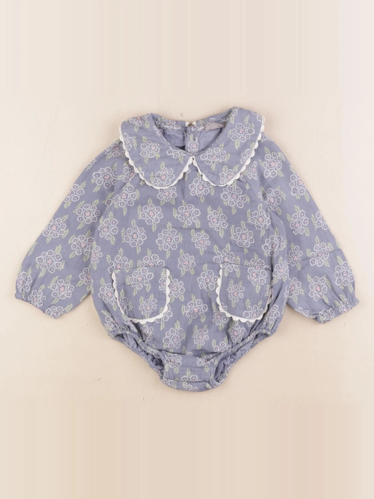 Boutchou - combinaison bleu - 18 mois