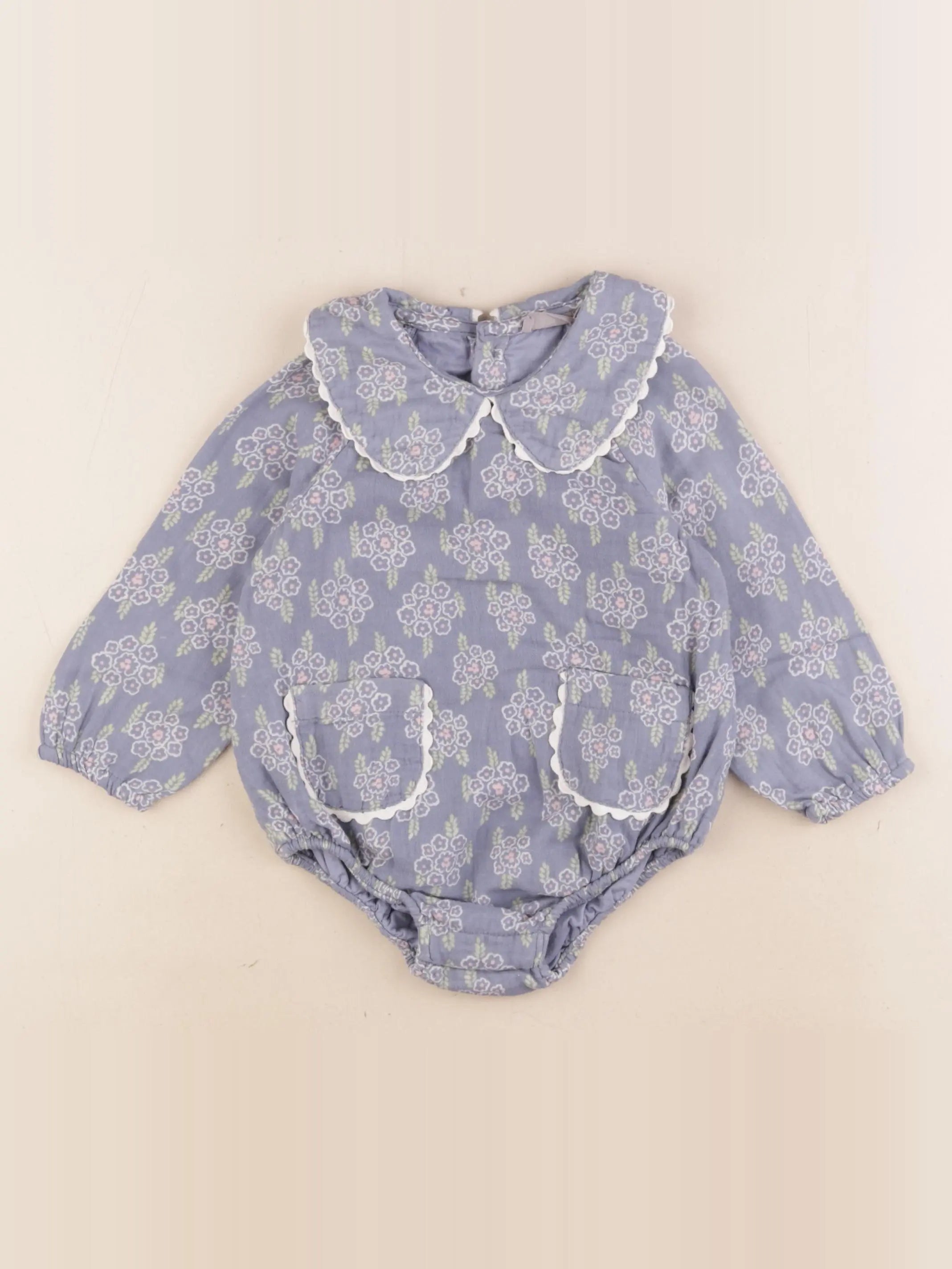 Boutchou - combinaison bleu - 18 mois