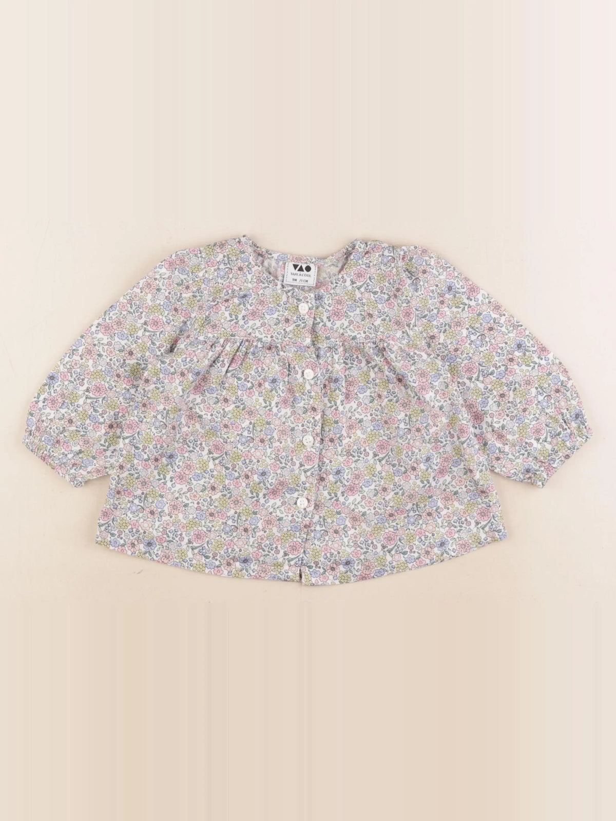 Tape à l'oeil - blouse multicolore - 9 mois