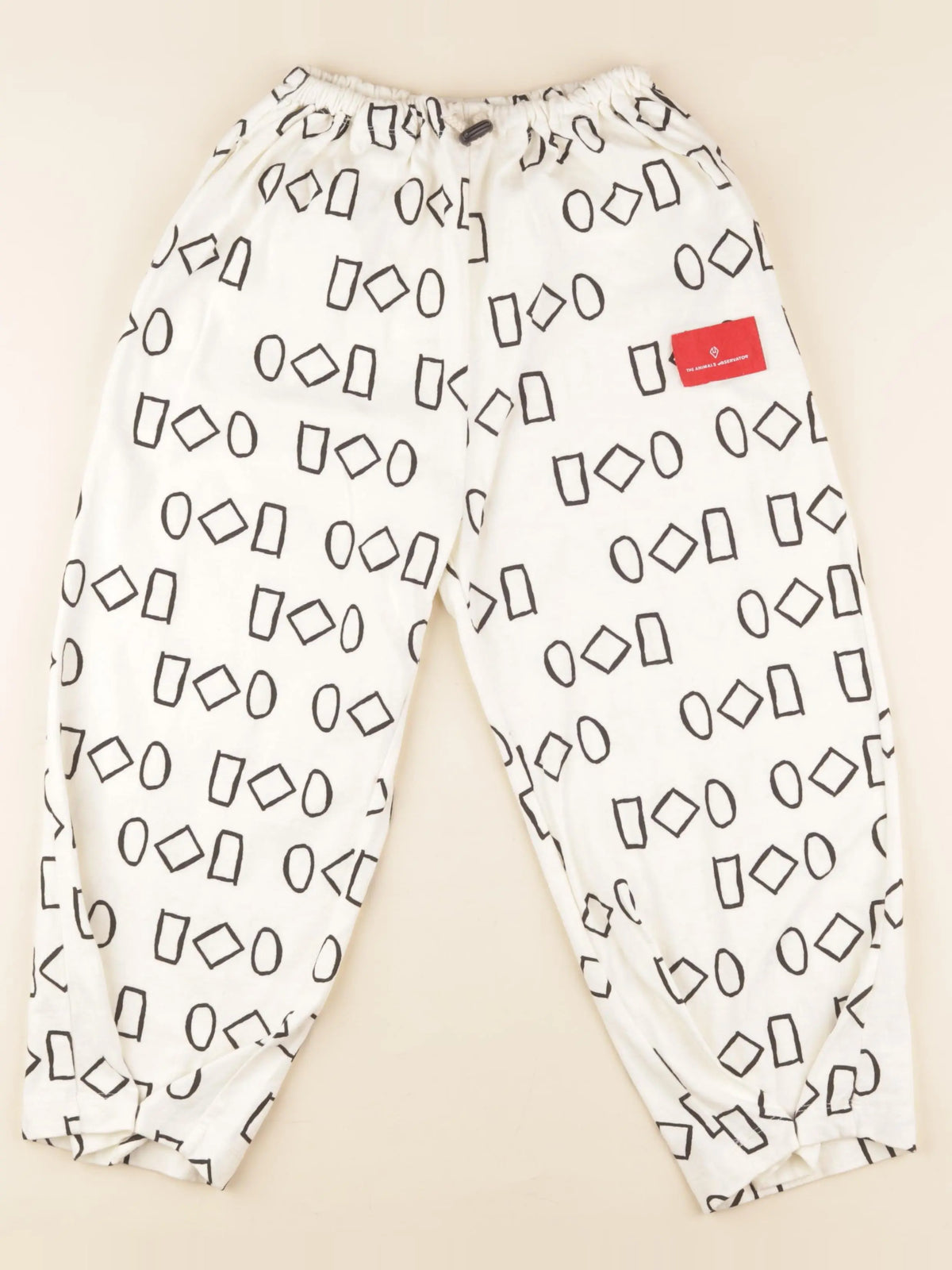 Pantalon blanc, noir