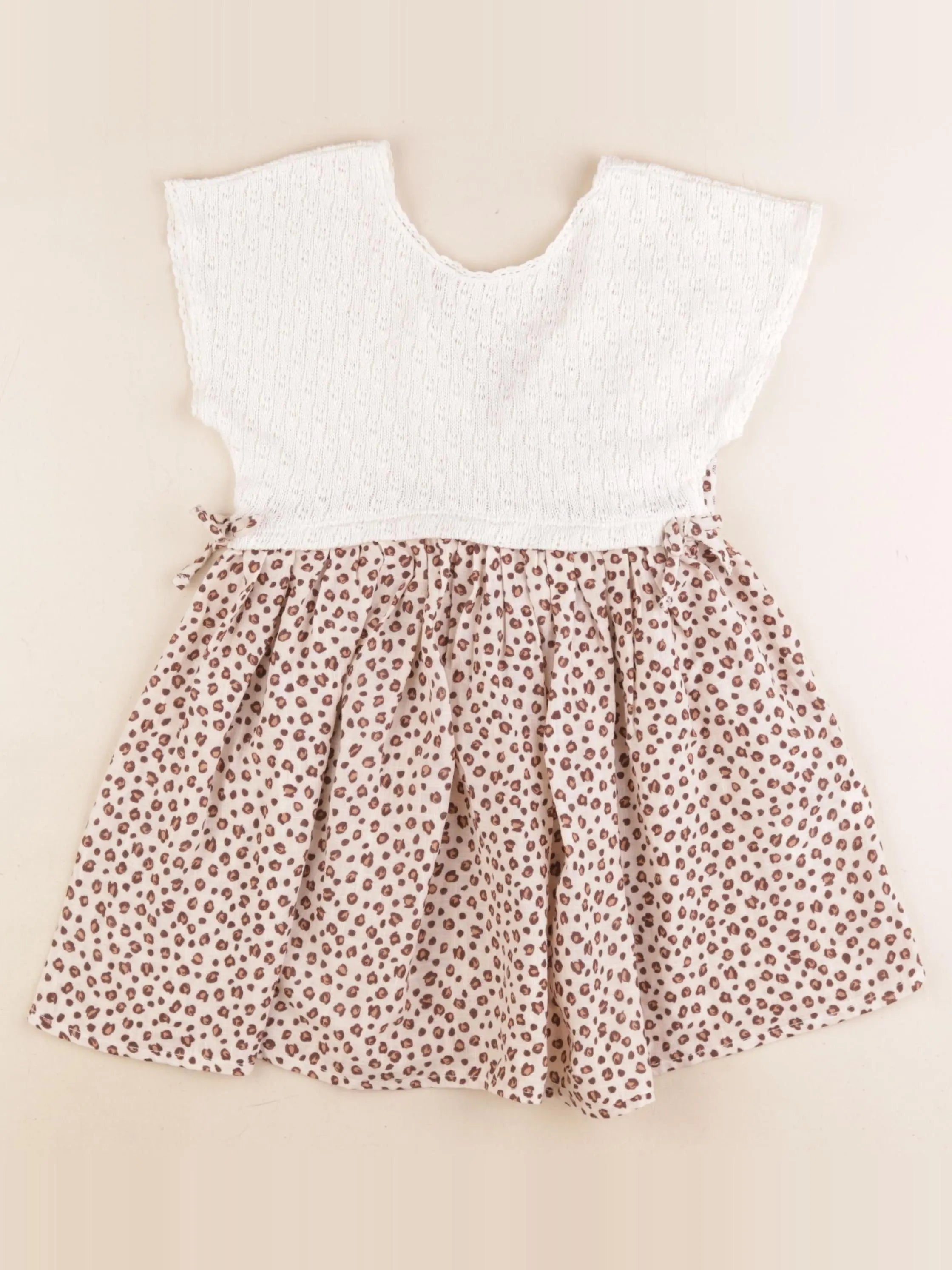 Zara - robe beige, marron - 5 ans