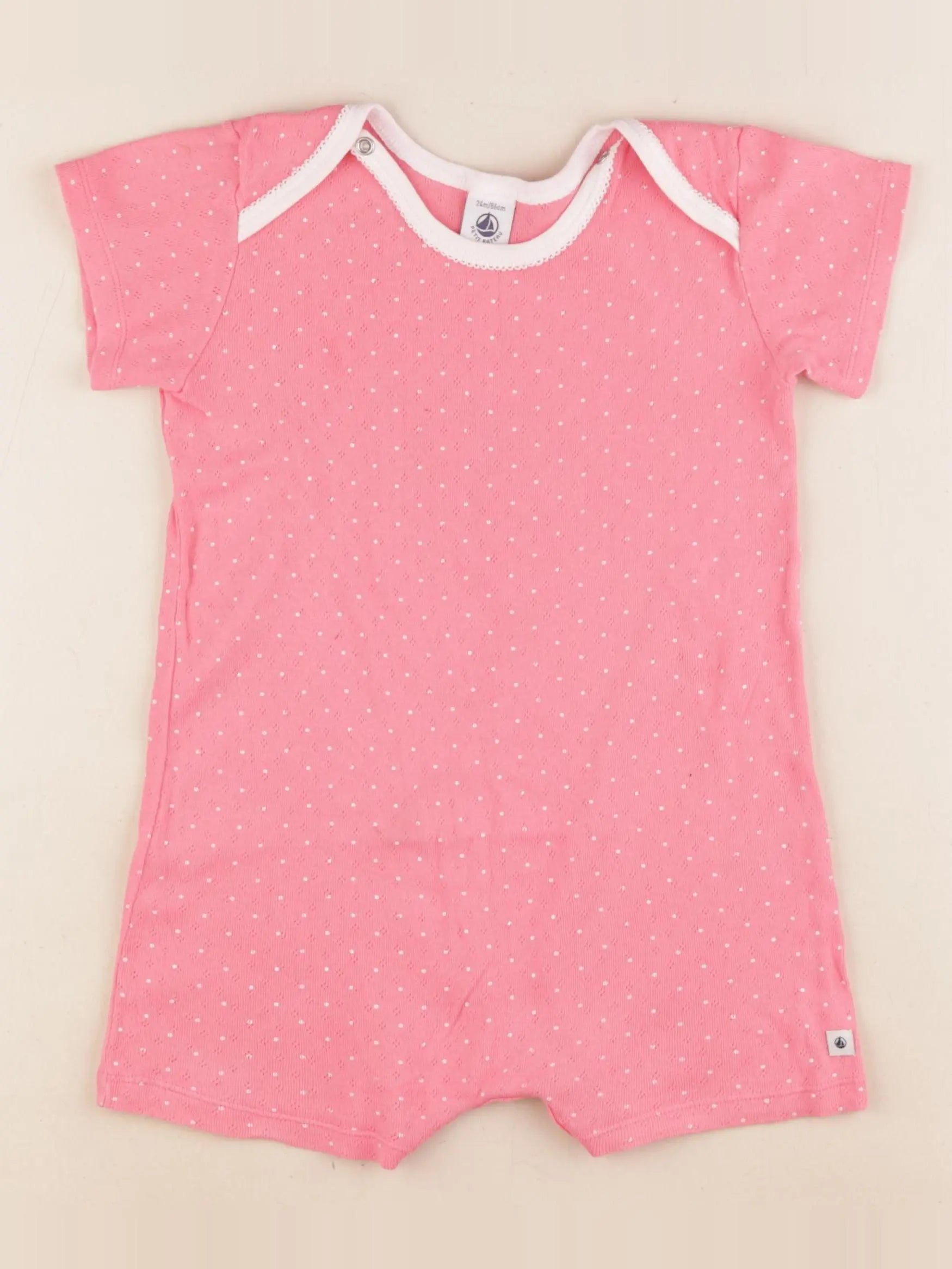 Petit Bateau - pyjama coton rose - 2 ans