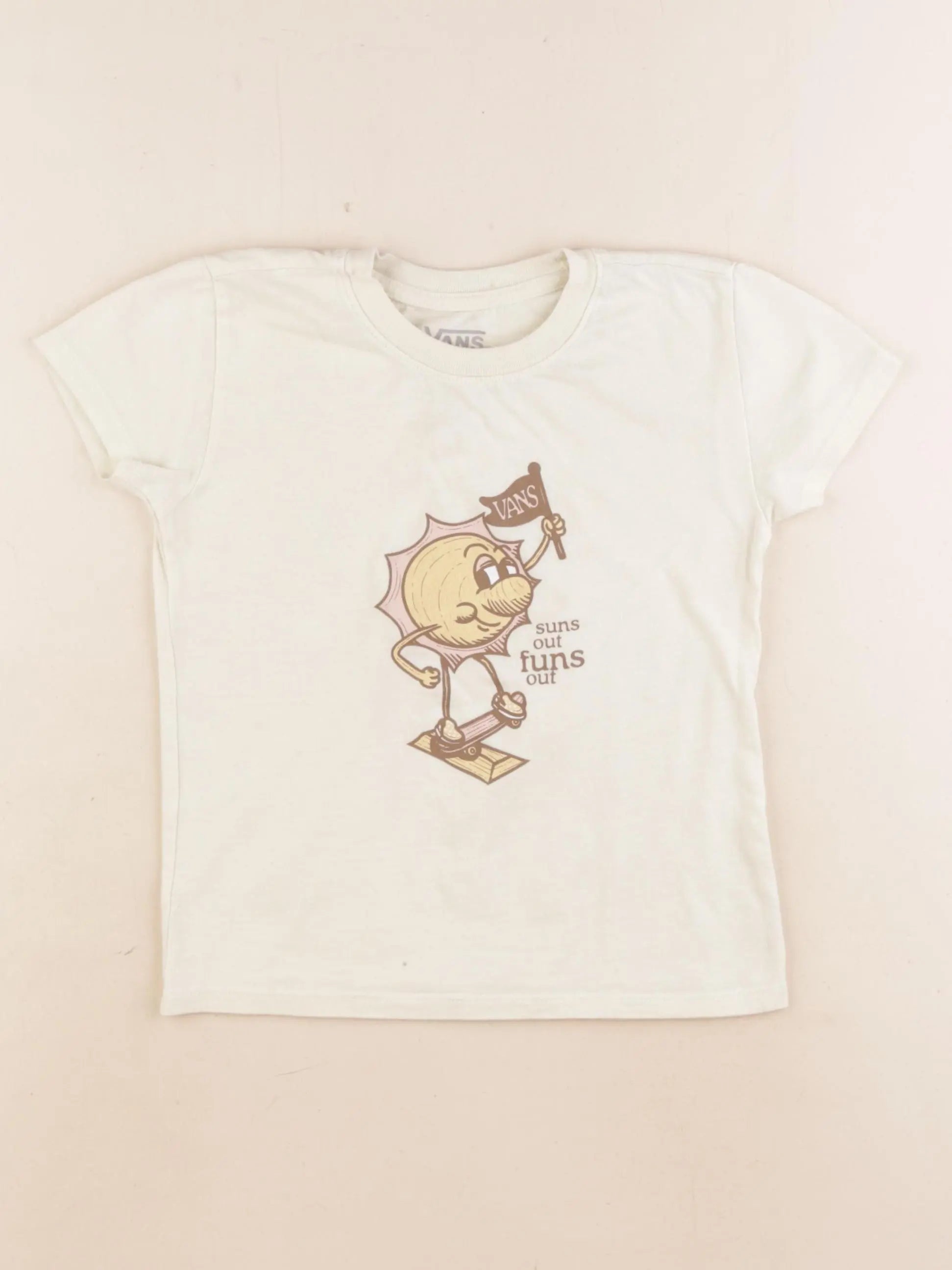 Vans - tee-shirt jaune - 5 ans