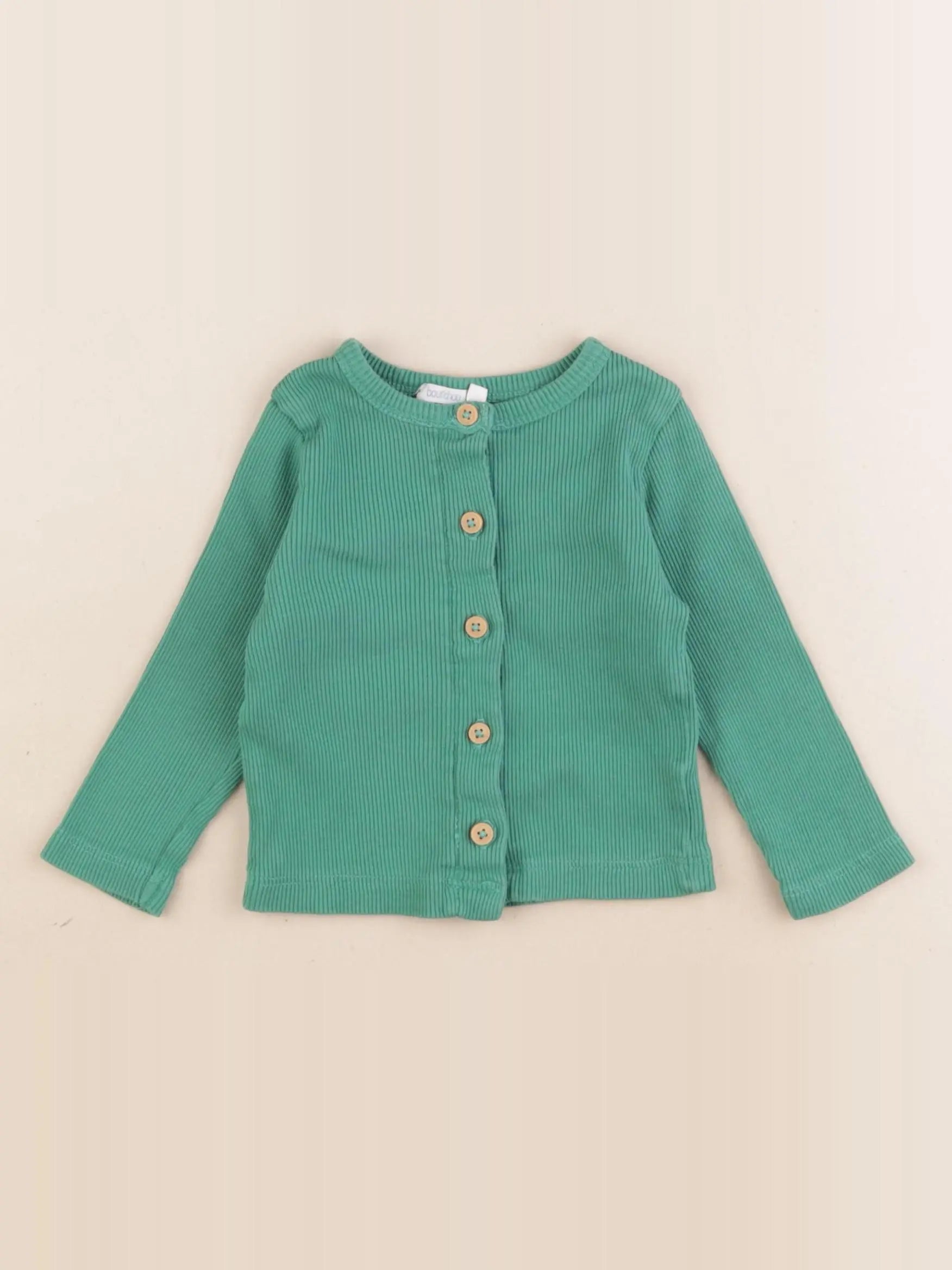 Boutchou - tee-shirt vert - 6 mois