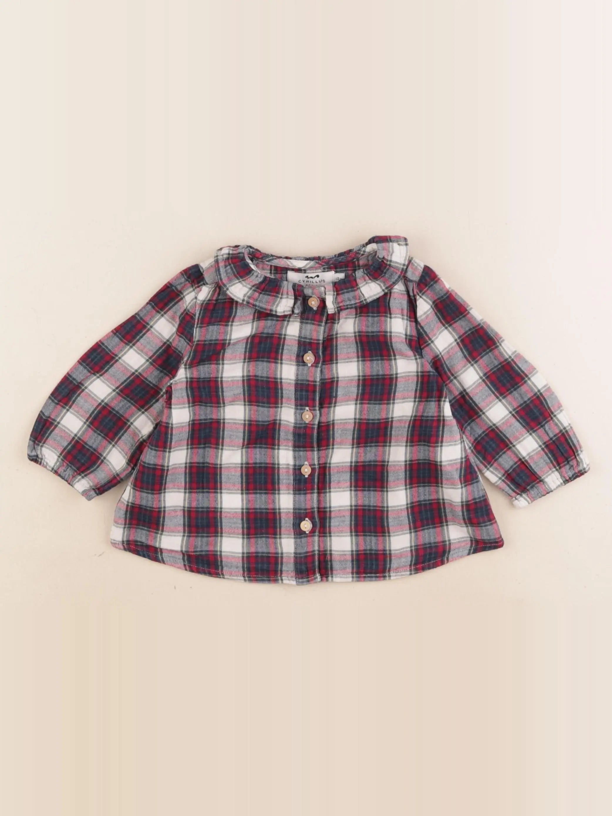 Cyrillus - blouse multicolore - 12 mois