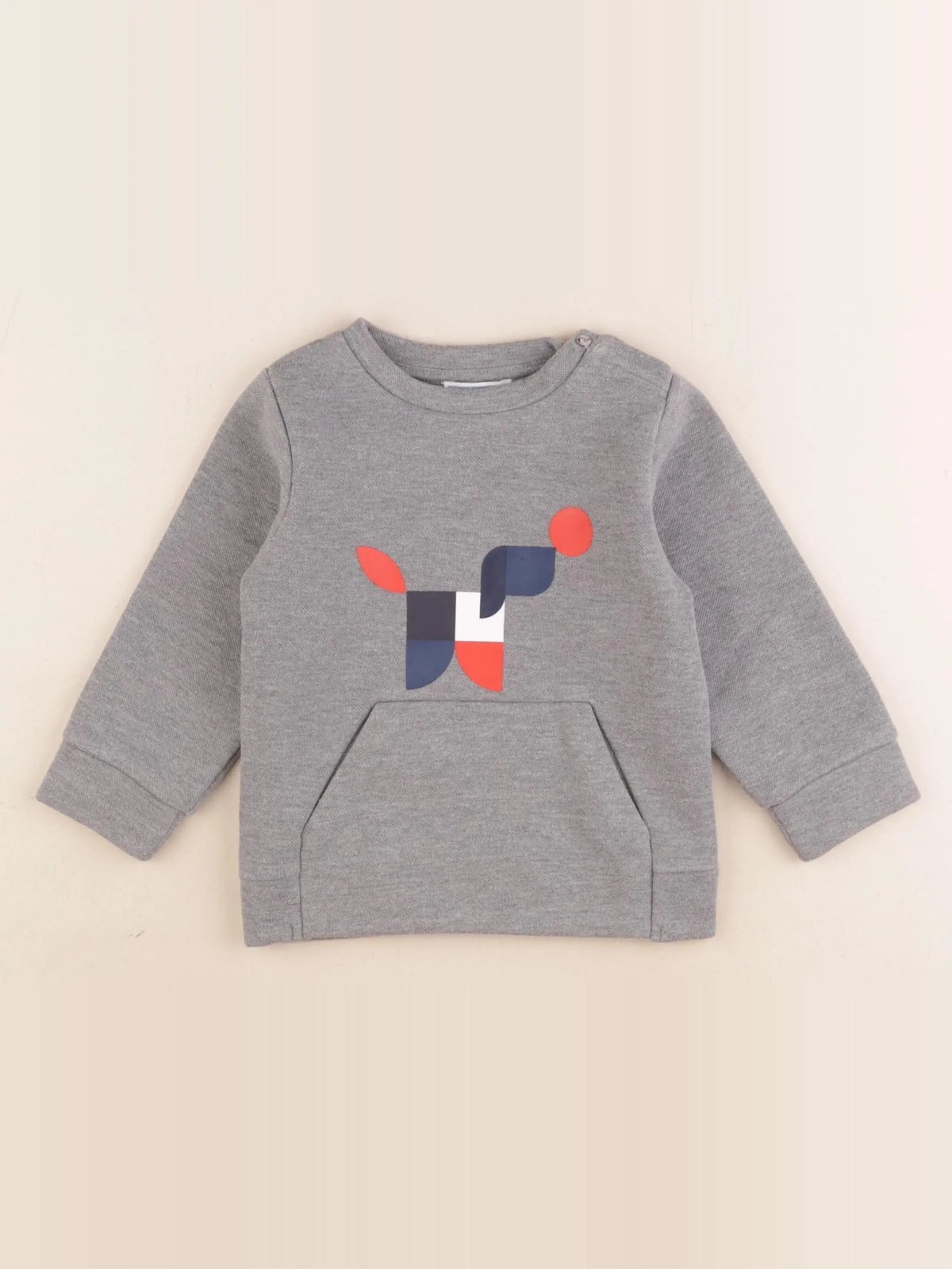 Jacadi - sweat gris - 24 mois