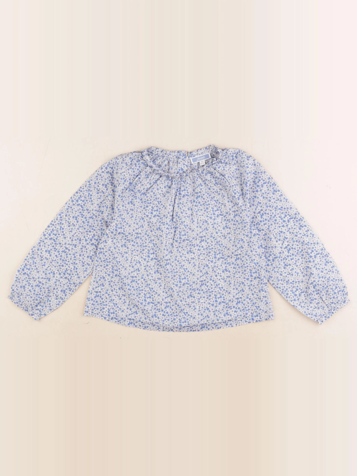Jacadi - blouse liberty bleu - 4 ans