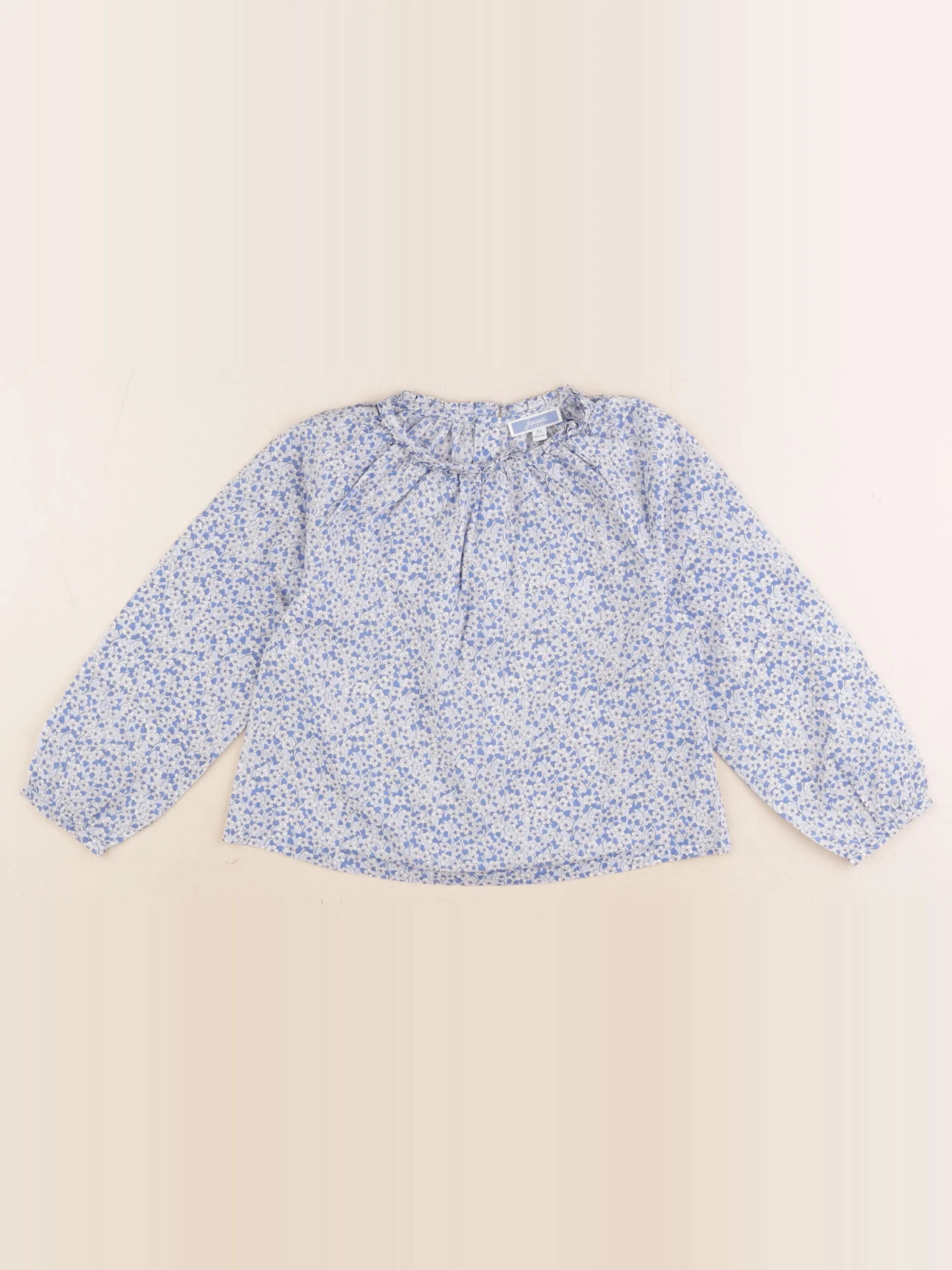 Jacadi - blouse liberty bleu - 4 ans