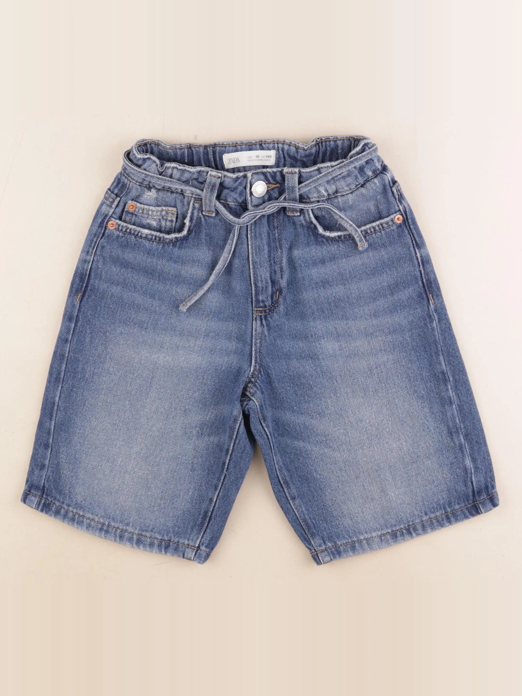 Zara - short bleu - 10 ans