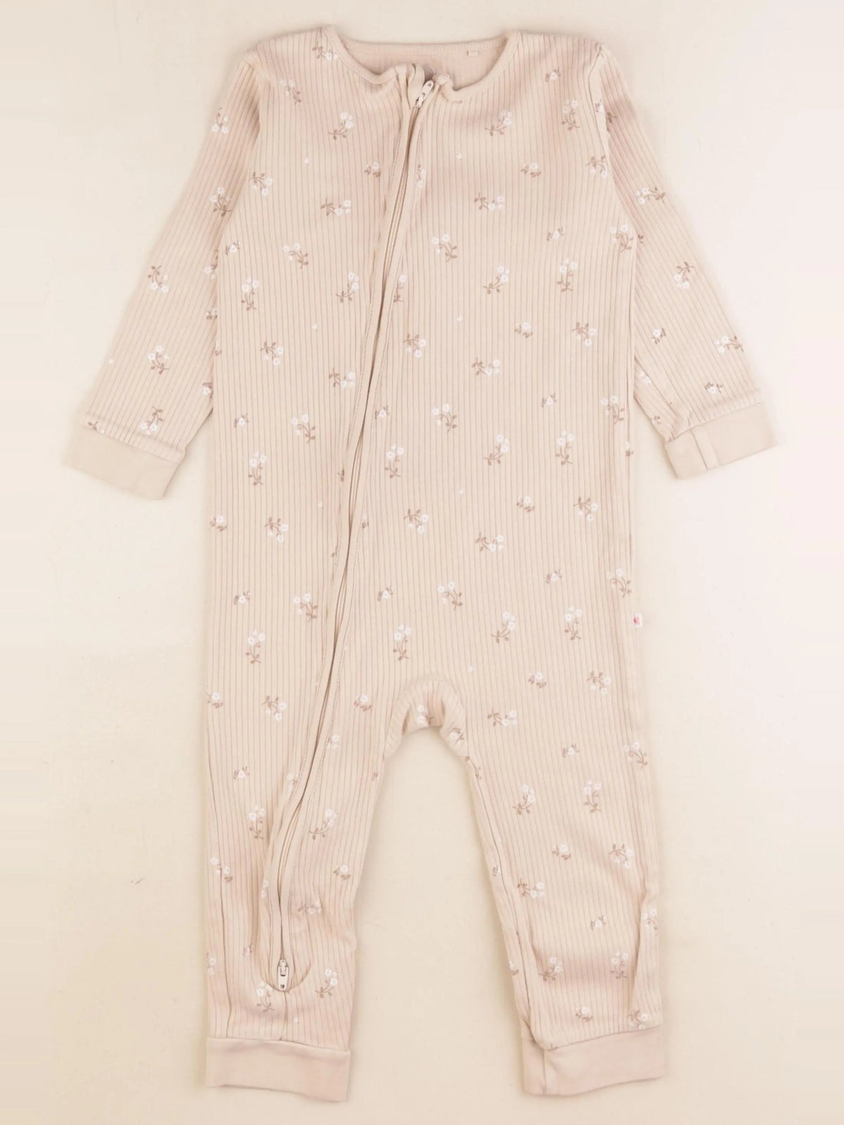 Next - pyjama coton beige - 2/3 ans