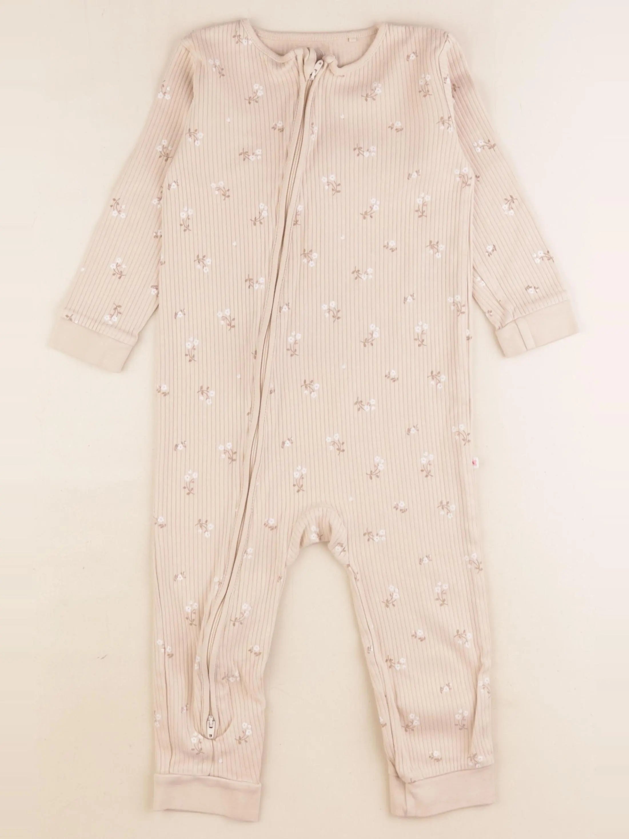 Next - pyjama coton beige - 2/3 ans