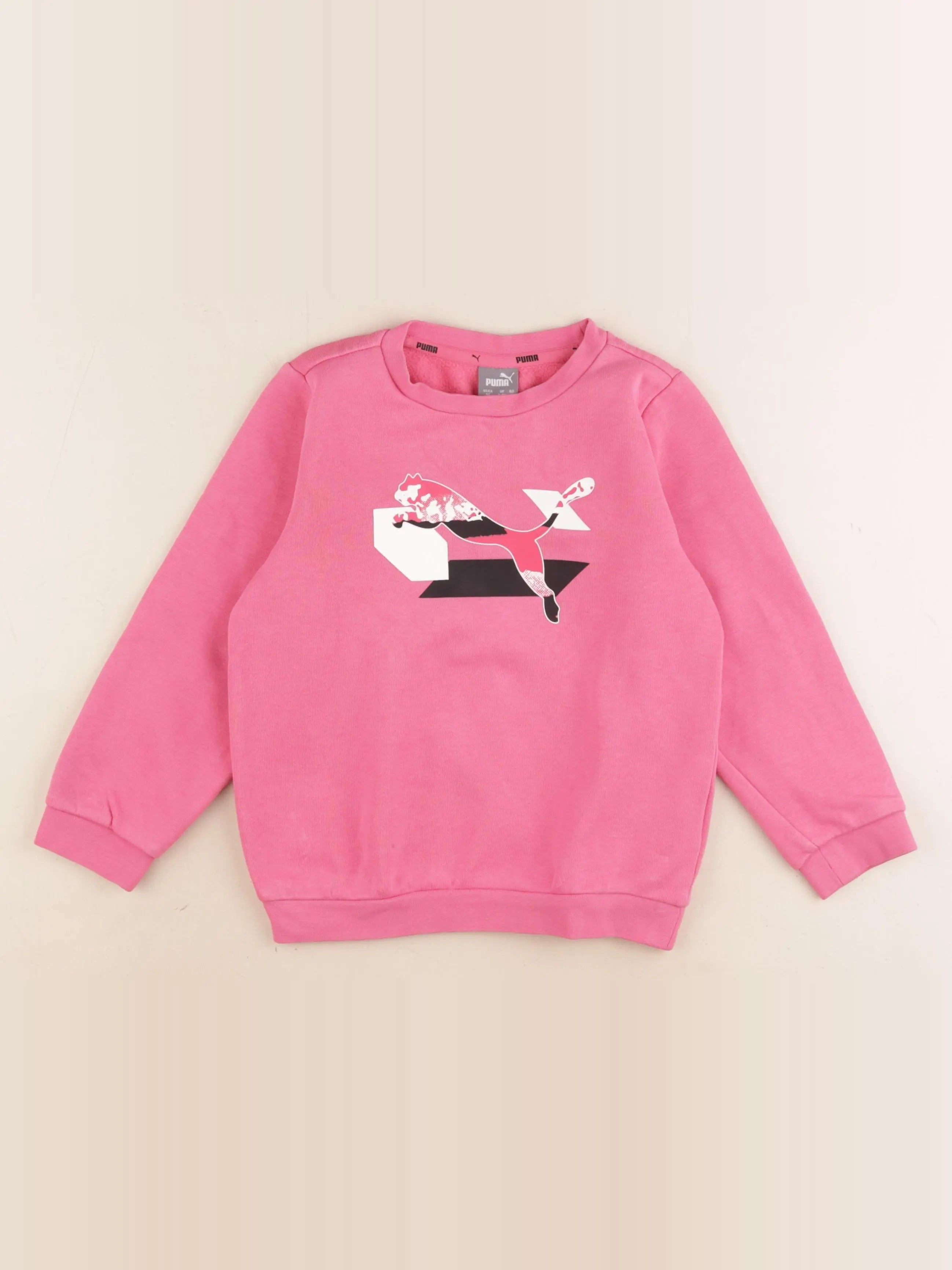 Puma - sweat rose - 3/4 ans