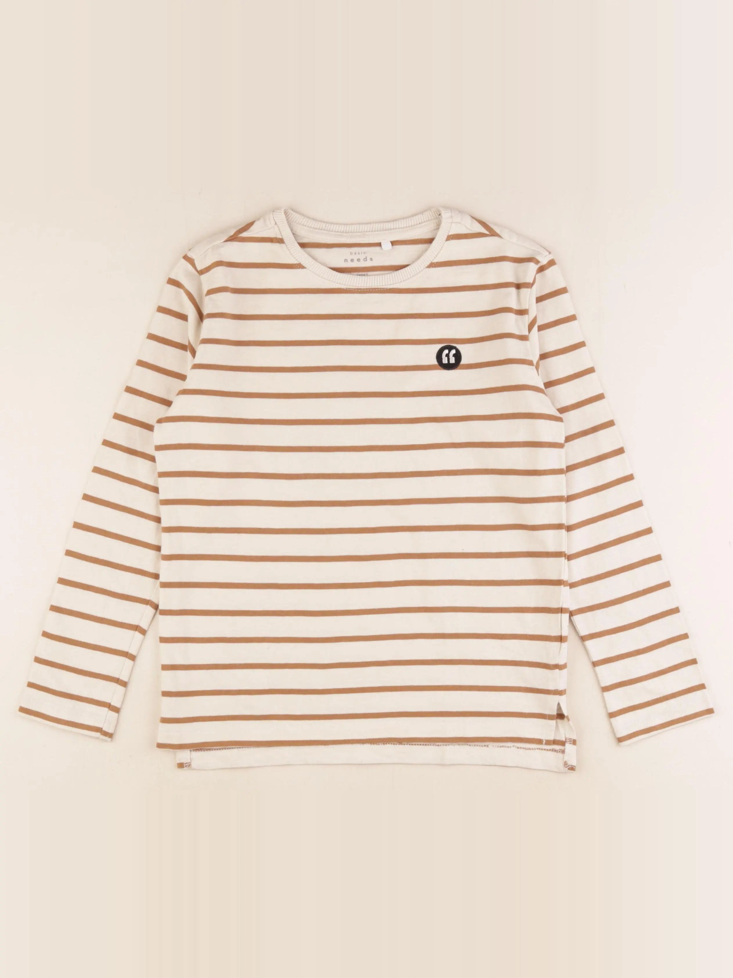 Name it - tee-shirt beige - 7/8 ans