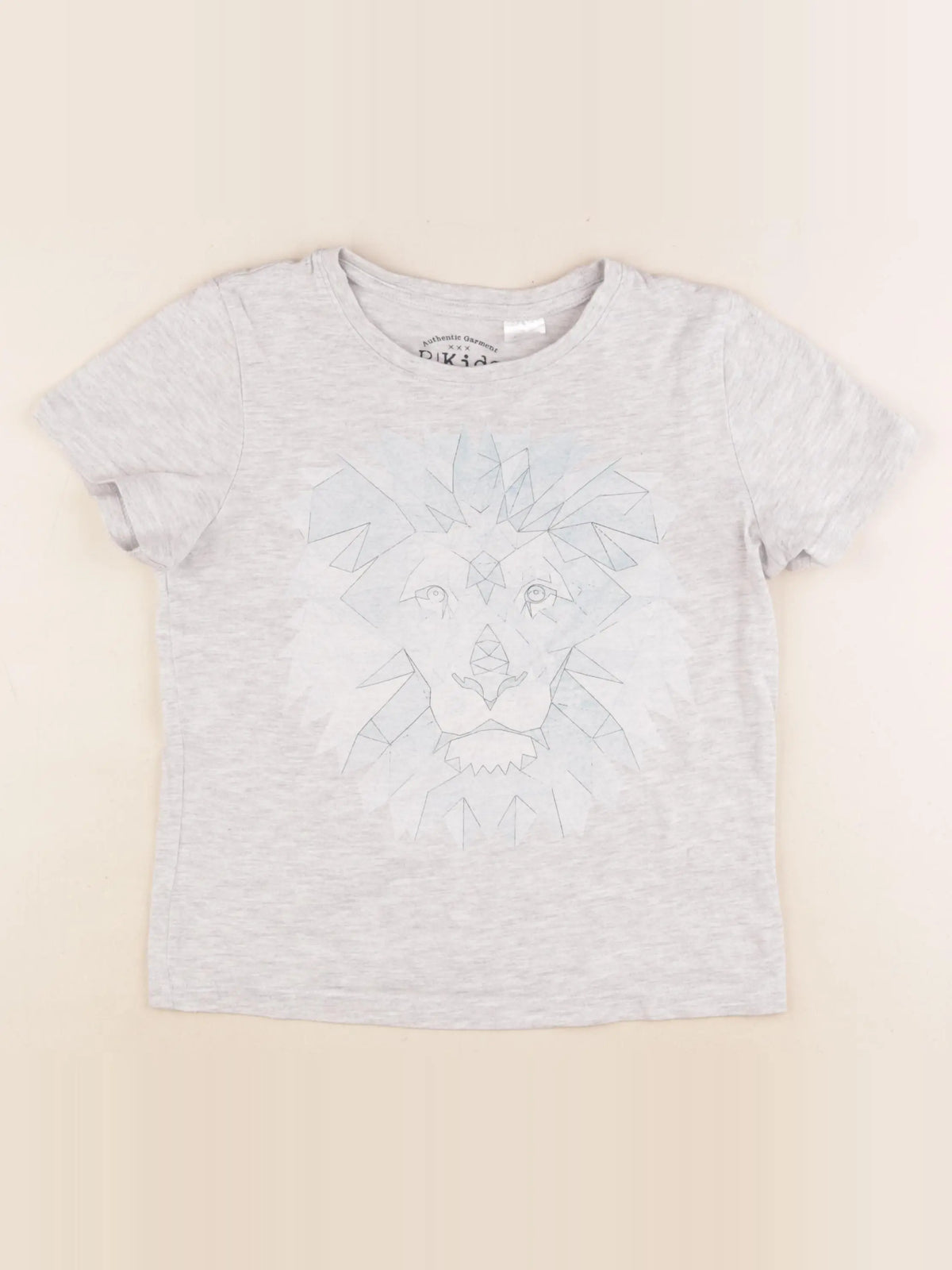La Redoute - tee-shirt imprimé au dos gris - 8 ans