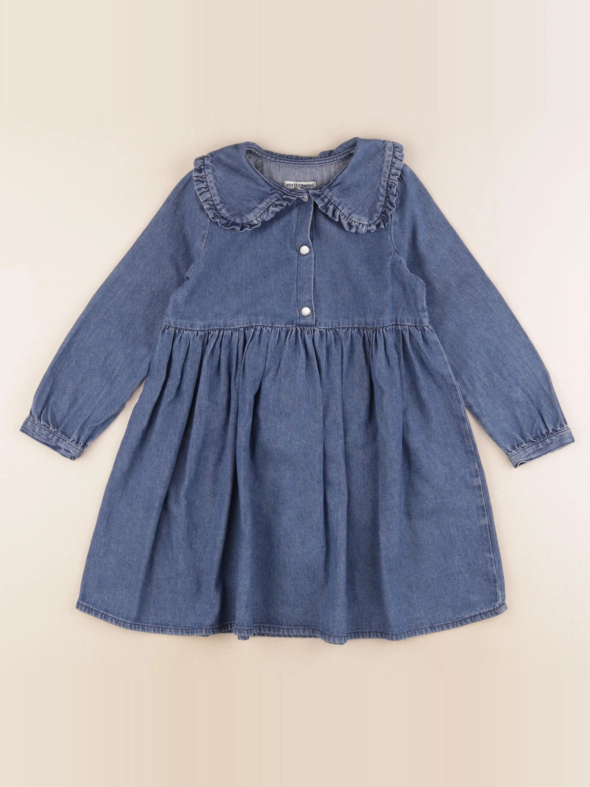 Vertbaudet - robe bleu - 6 ans