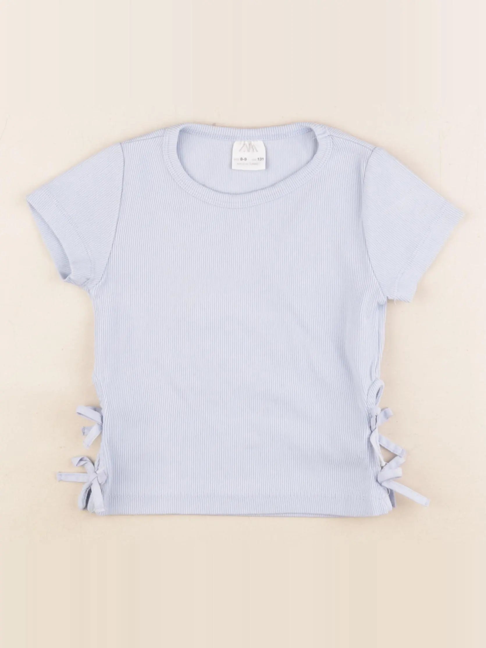 Zara - tee-shirt bleu - 8/9 ans