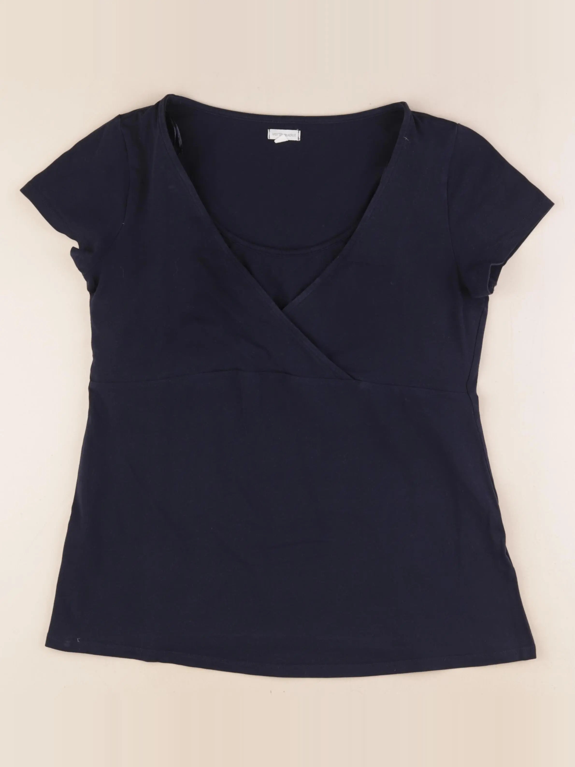 Vertbaudet - tee-shirt grossesse, allaitement bleu - 38 à 40