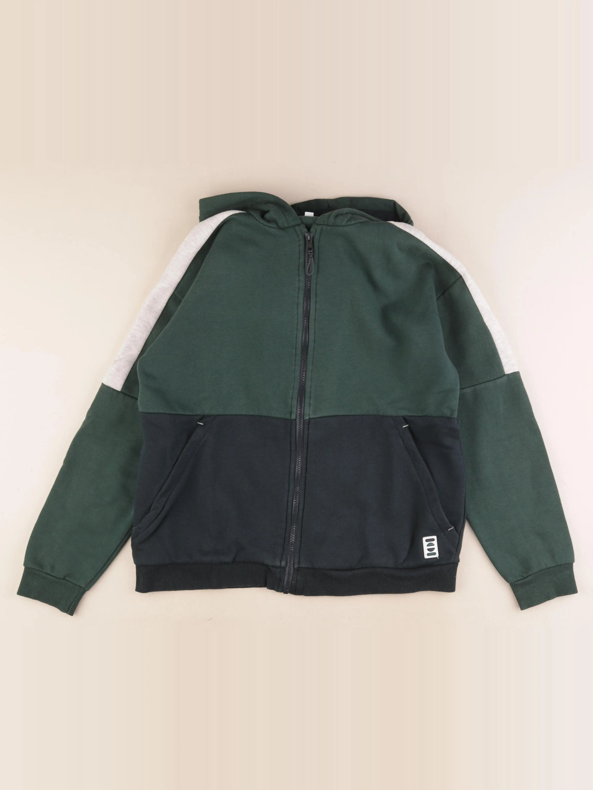 Vertbaudet - sweat vert - 14 ans