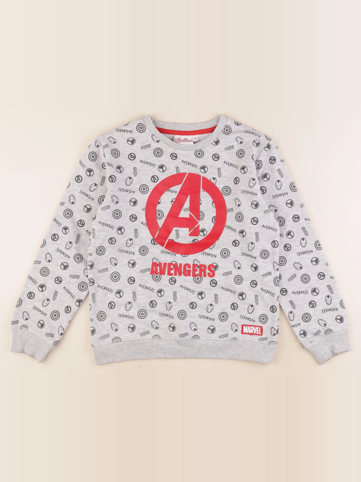 Vertbaudet - sweat gris - 10 ans