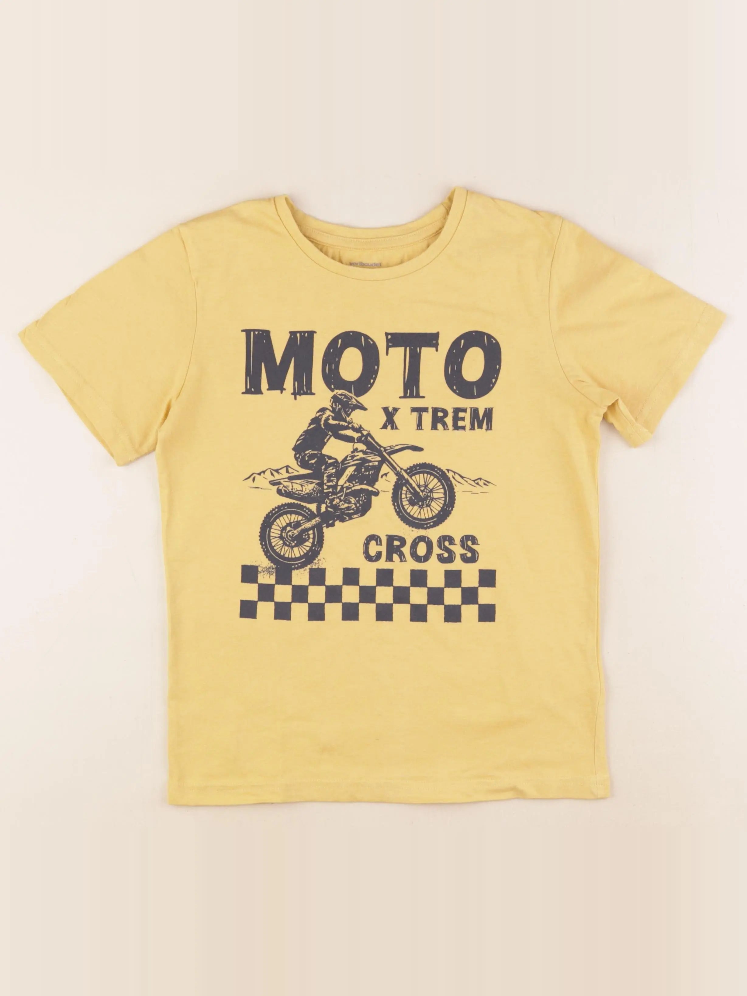 Vertbaudet - tee-shirt jaune - 10 ans