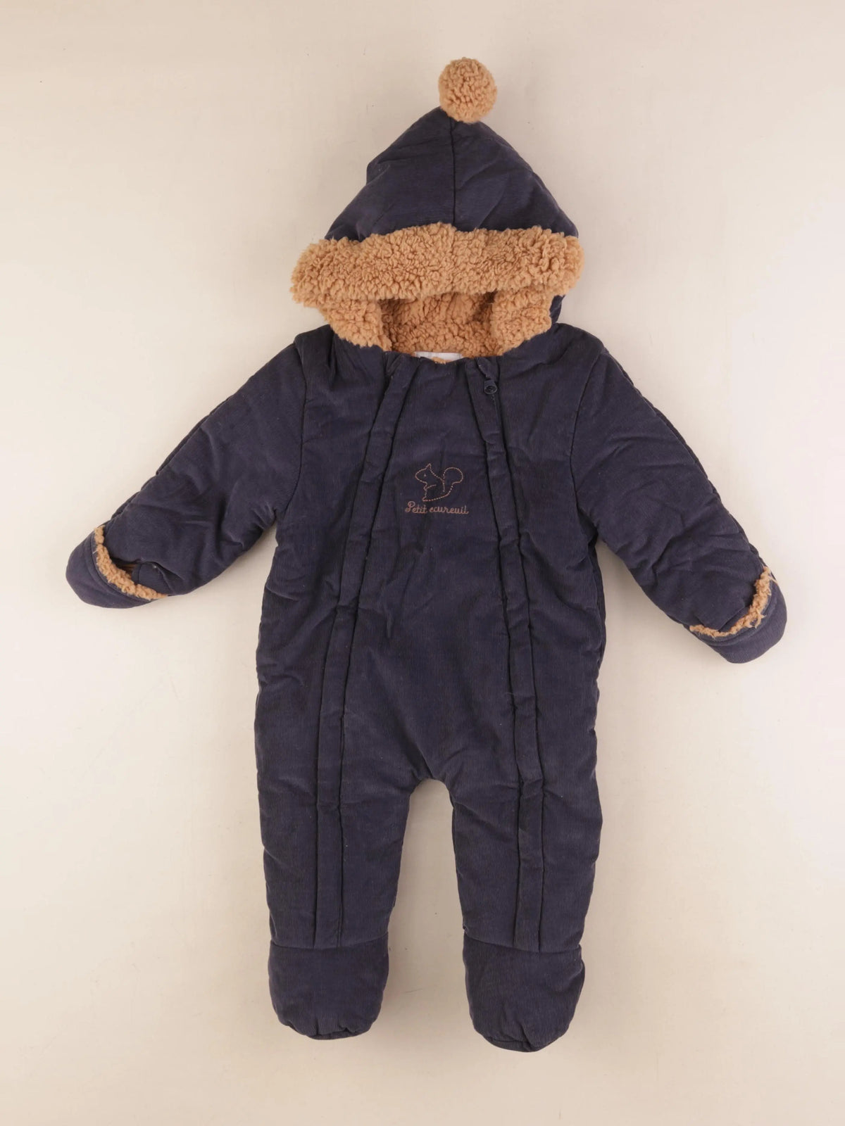 Vertbaudet - combi-pilote bleu - 6 mois