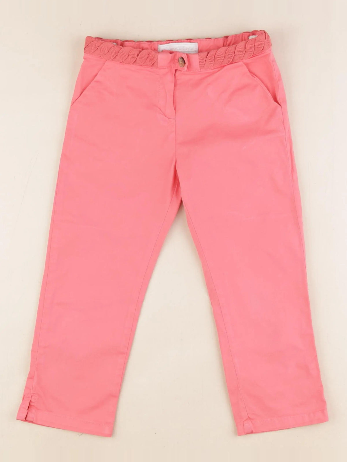 Tartine & Chocolat - pantalon coton rose fluo - 6 ans