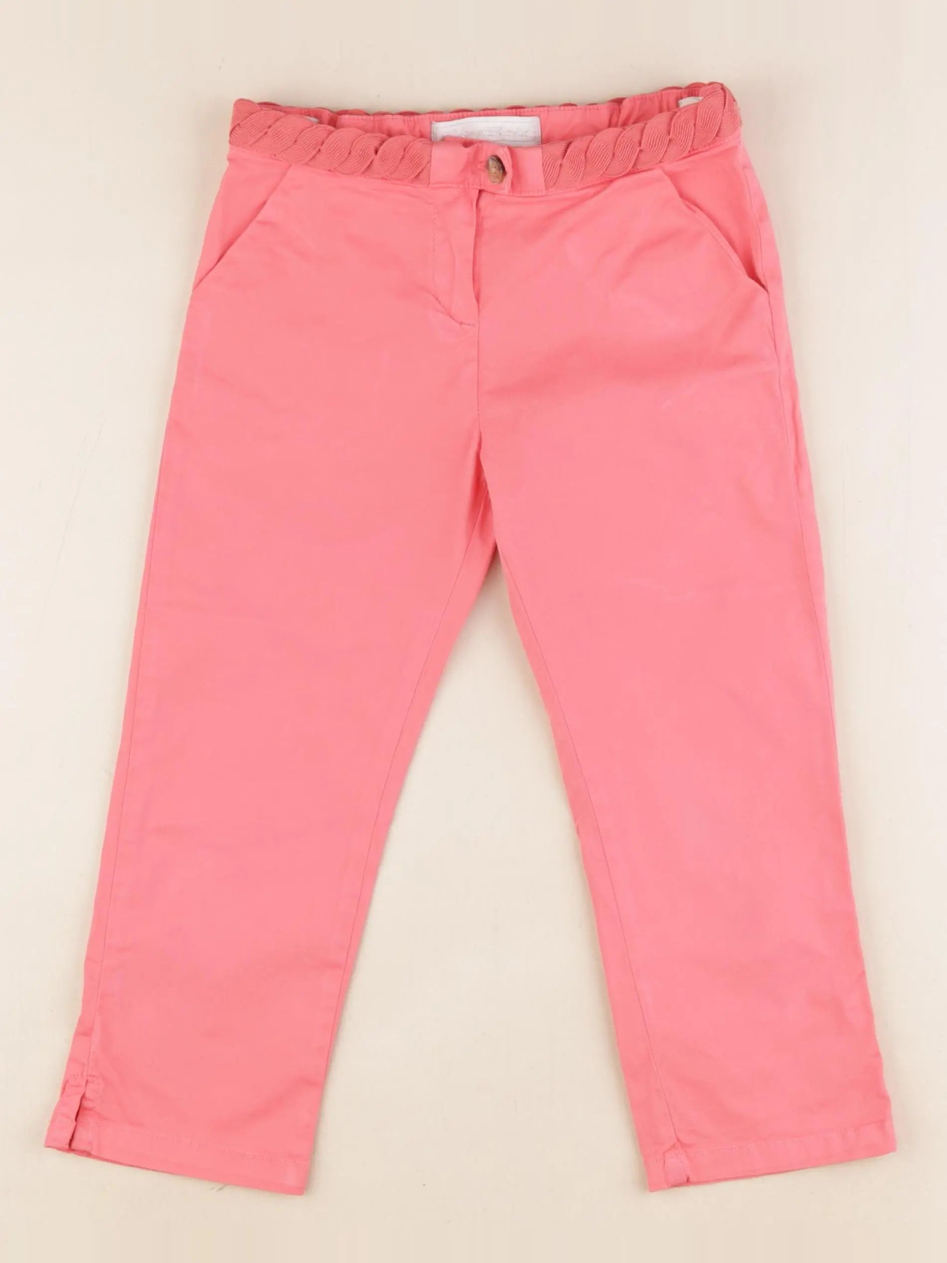 Tartine & Chocolat - pantalon coton rose fluo - 6 ans