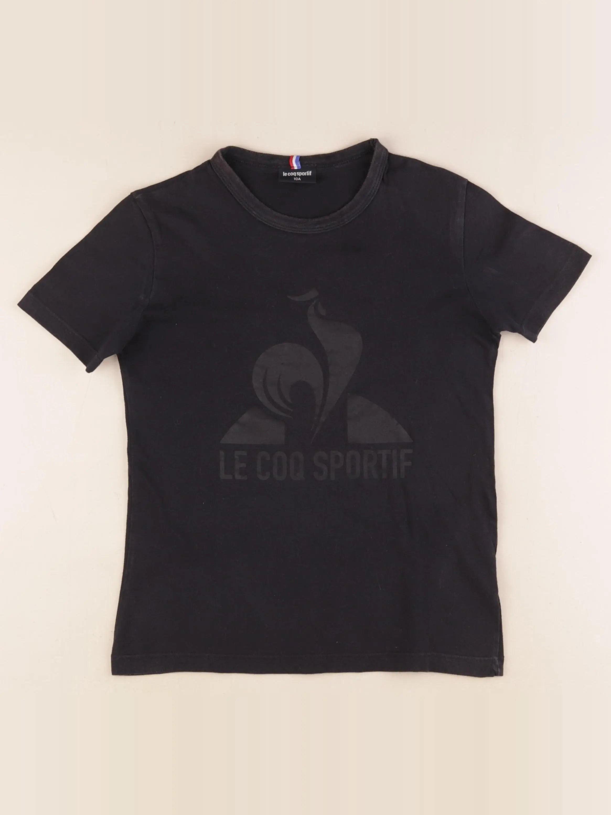 Le Coq Sportif - tee-shirt noir - 10 ans