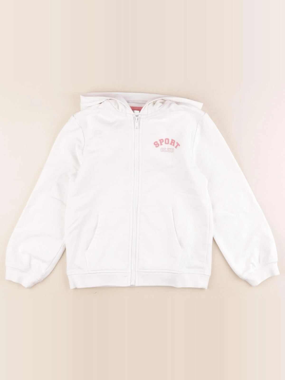 La Redoute - sweat imprimé au dos blanc - 8 ans