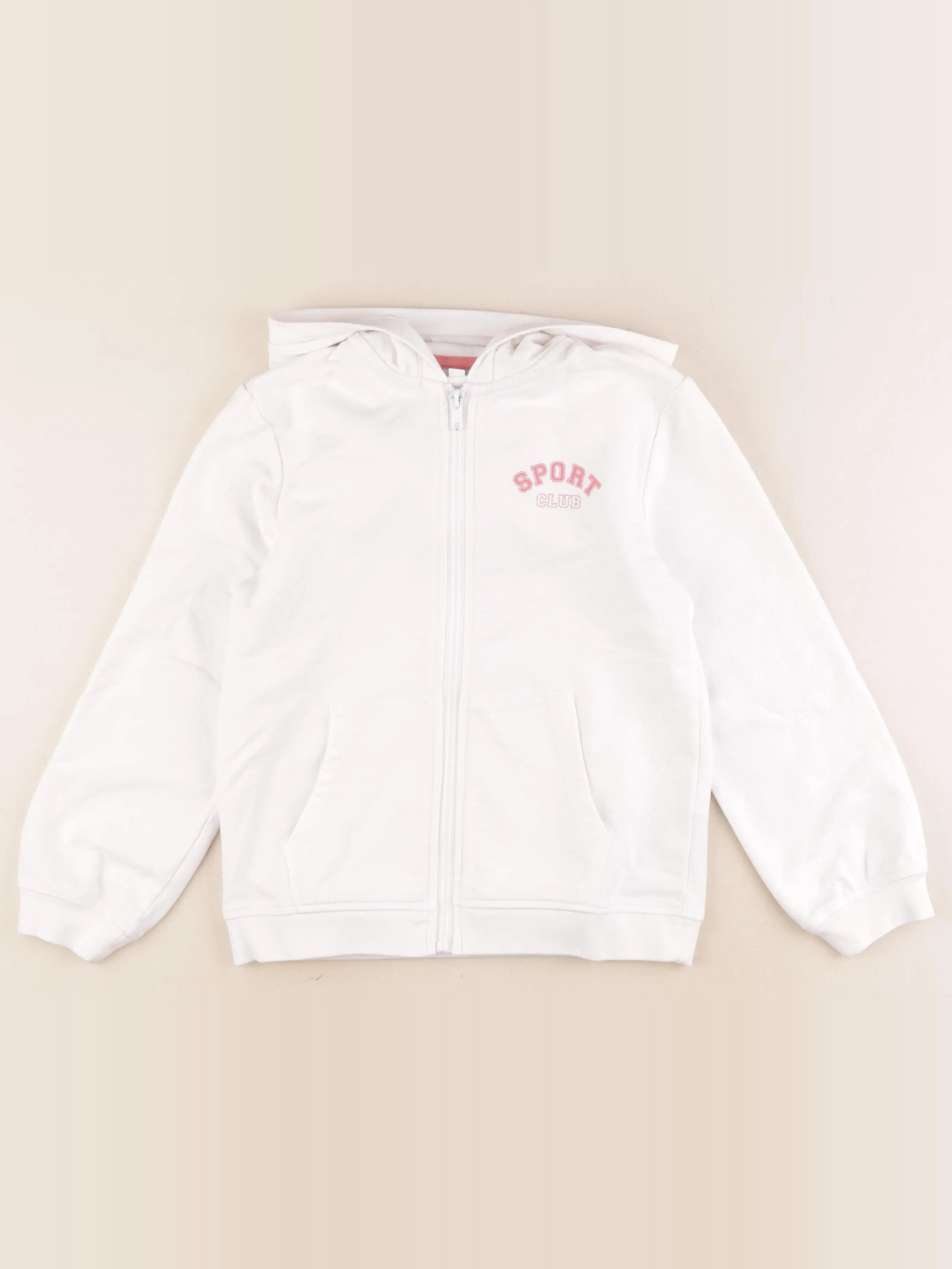 La Redoute - sweat imprimé au dos blanc - 8 ans