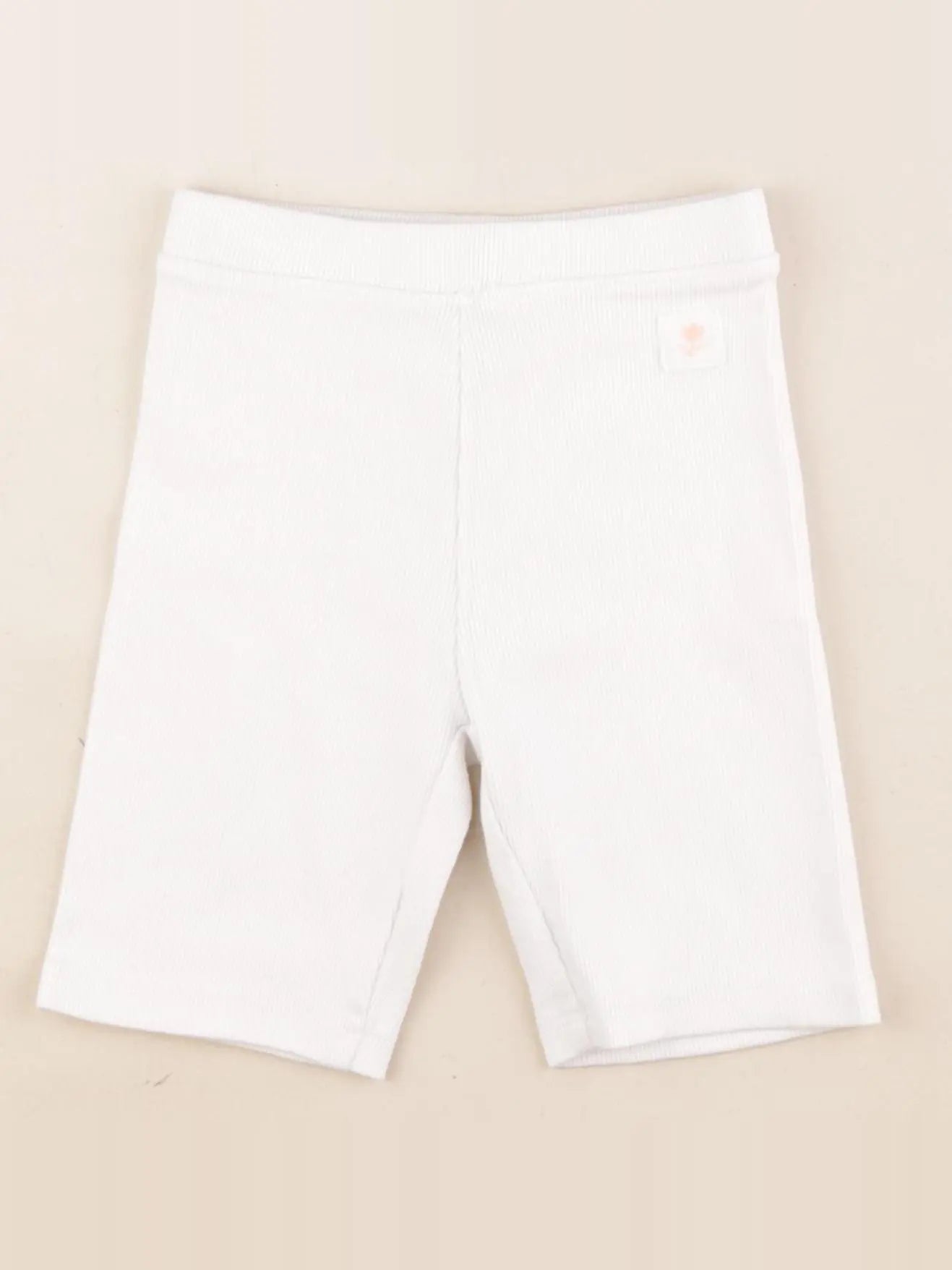 Zara - legging court blanc - 5 ans