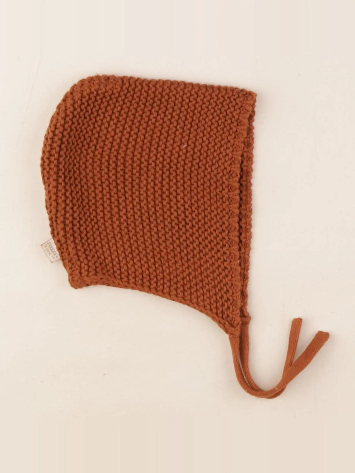 Poudre Organic - bonnet marron - 9/12 mois