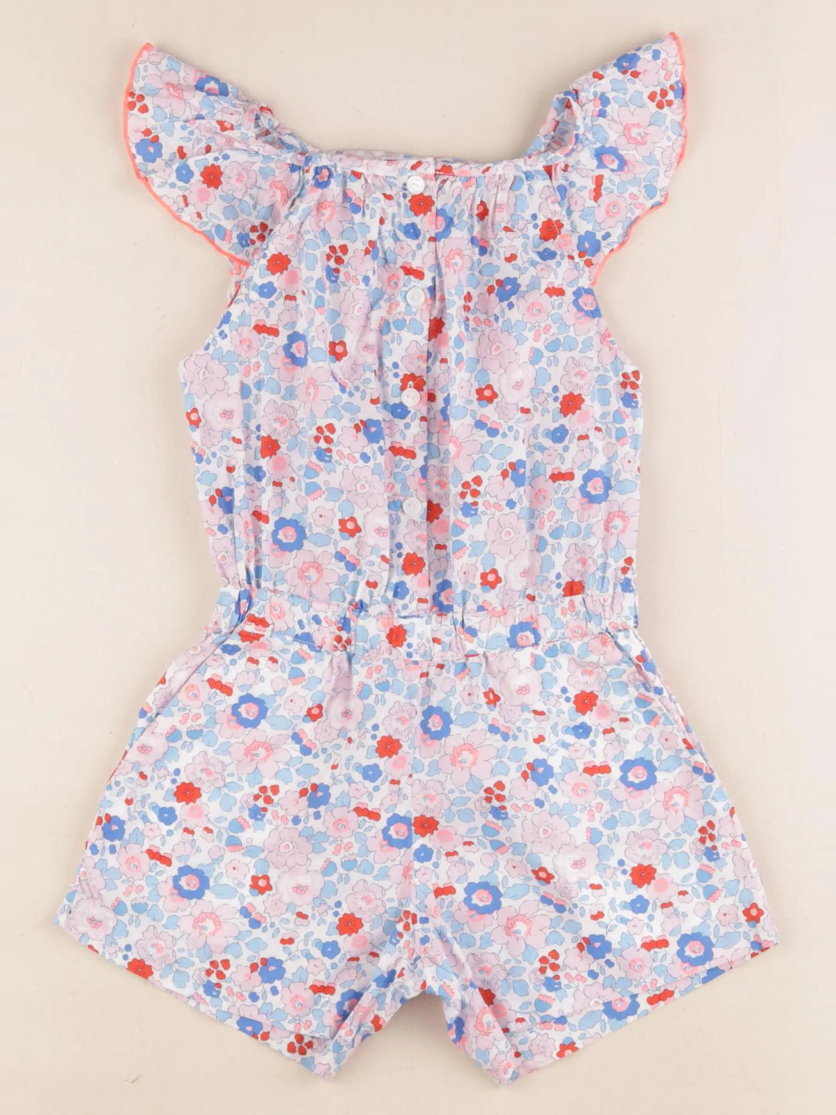 Jacadi - combinaison liberty multicolore - 6 ans