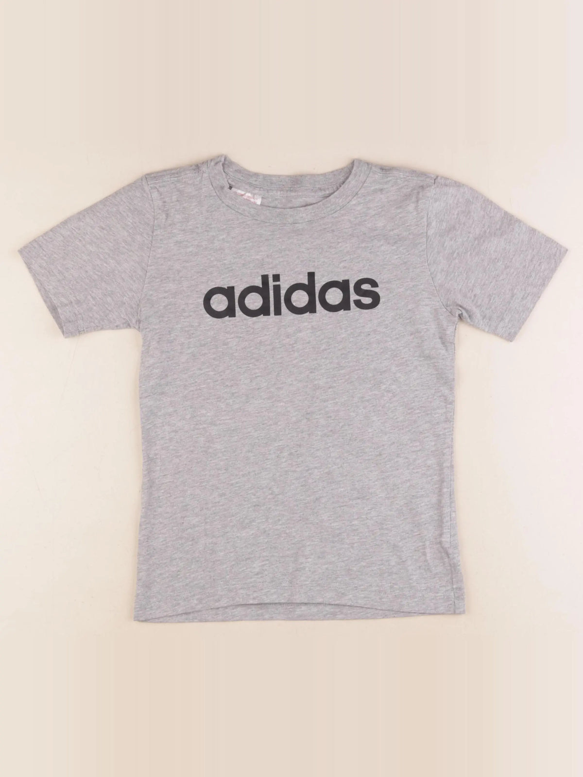 Adidas - tee-shirt gris - 7/8 ans
