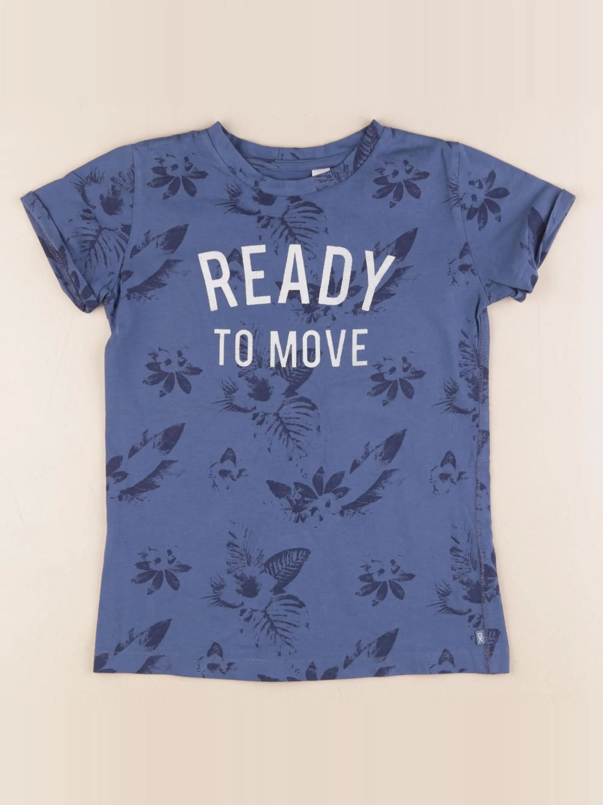 Okaidi - tee-shirt bleu - 6 ans