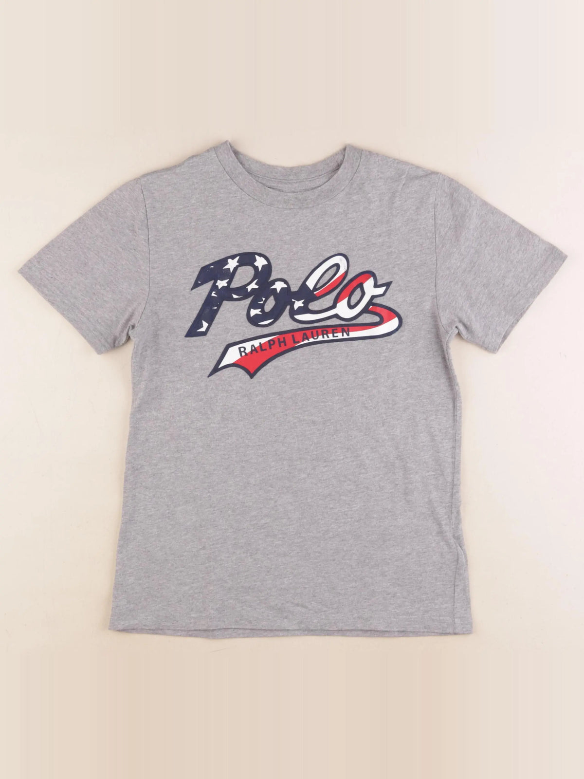Ralph Lauren - tee-shirt gris - 8 ans