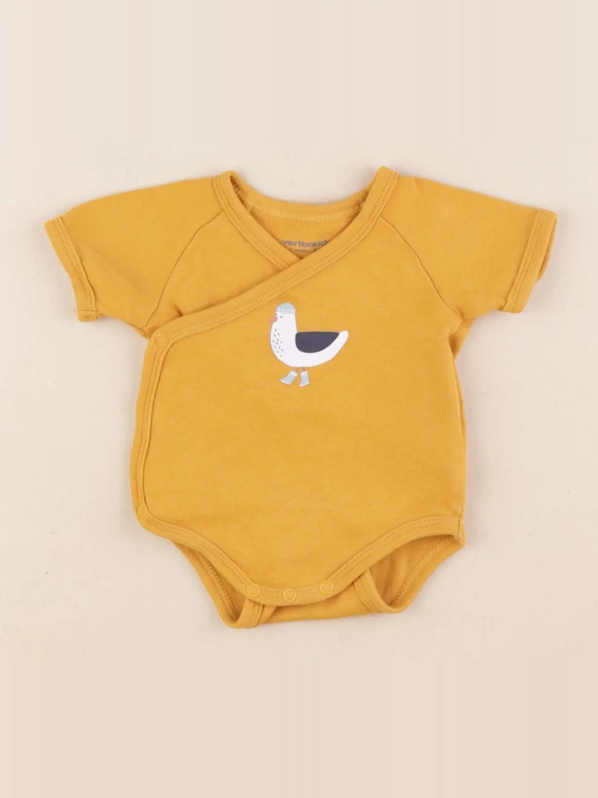 Vertbaudet - body jaune - 1 mois