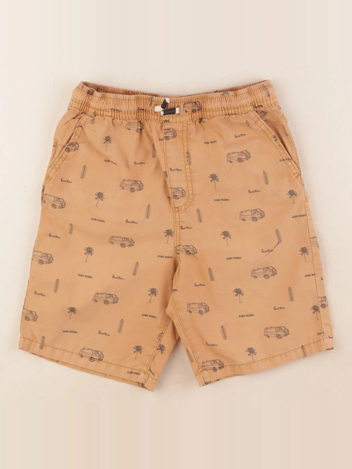 Vertbaudet - short marron - 9 ans
