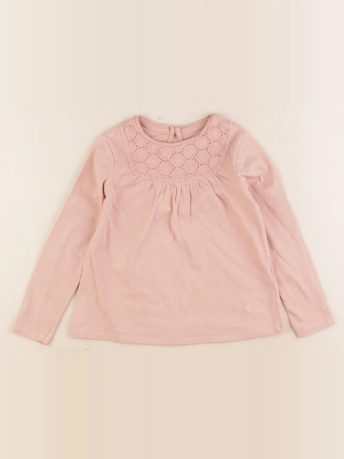 Vertbaudet - tee-shirt rose - 4 ans