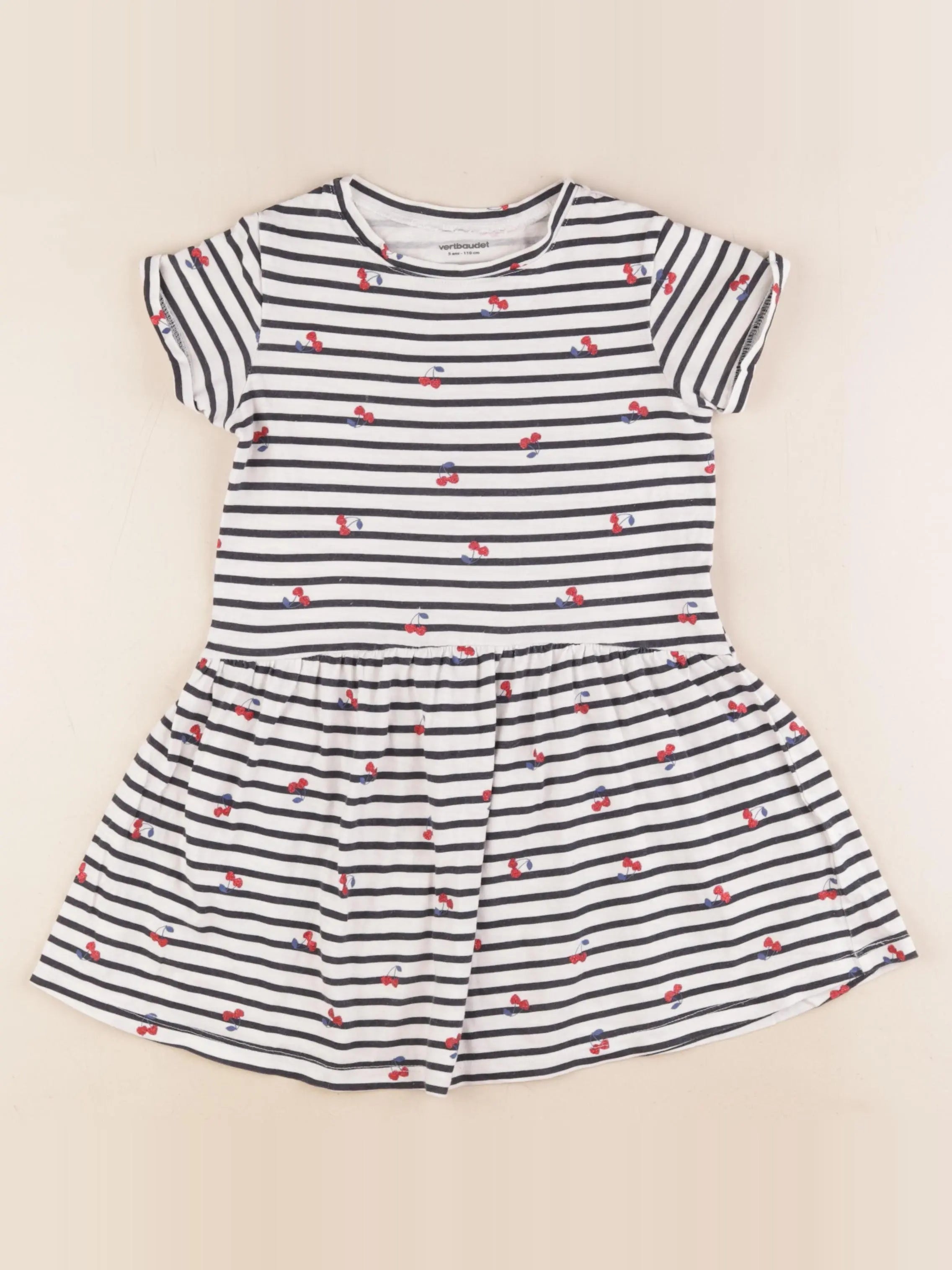 Vertbaudet - robe multicolore - 5 ans