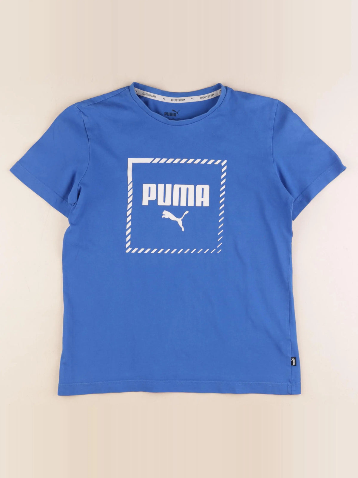 Puma - tee-shirt bleu - 13/14 ans
