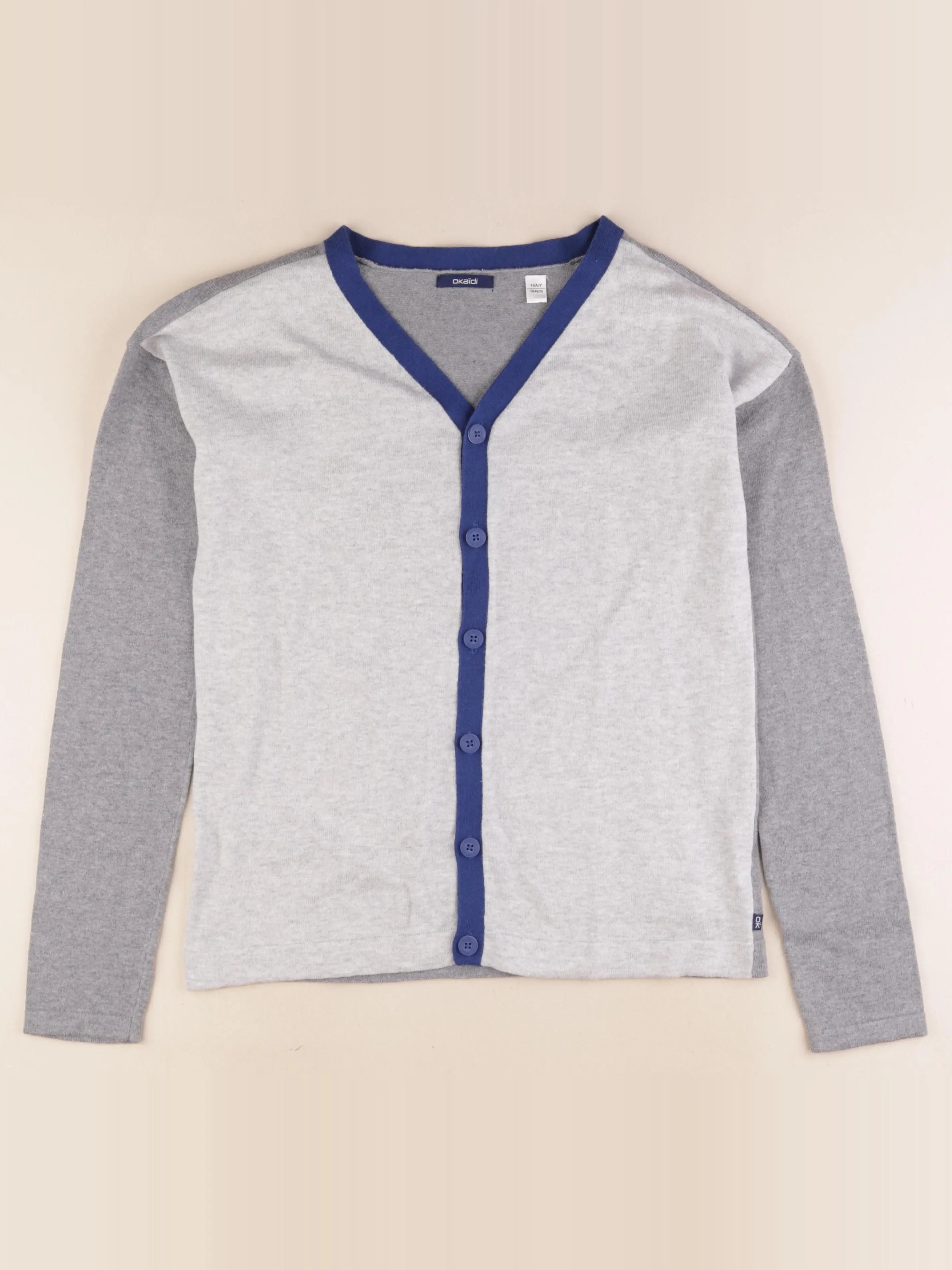 Okaidi - gilet multicolore - 14 ans