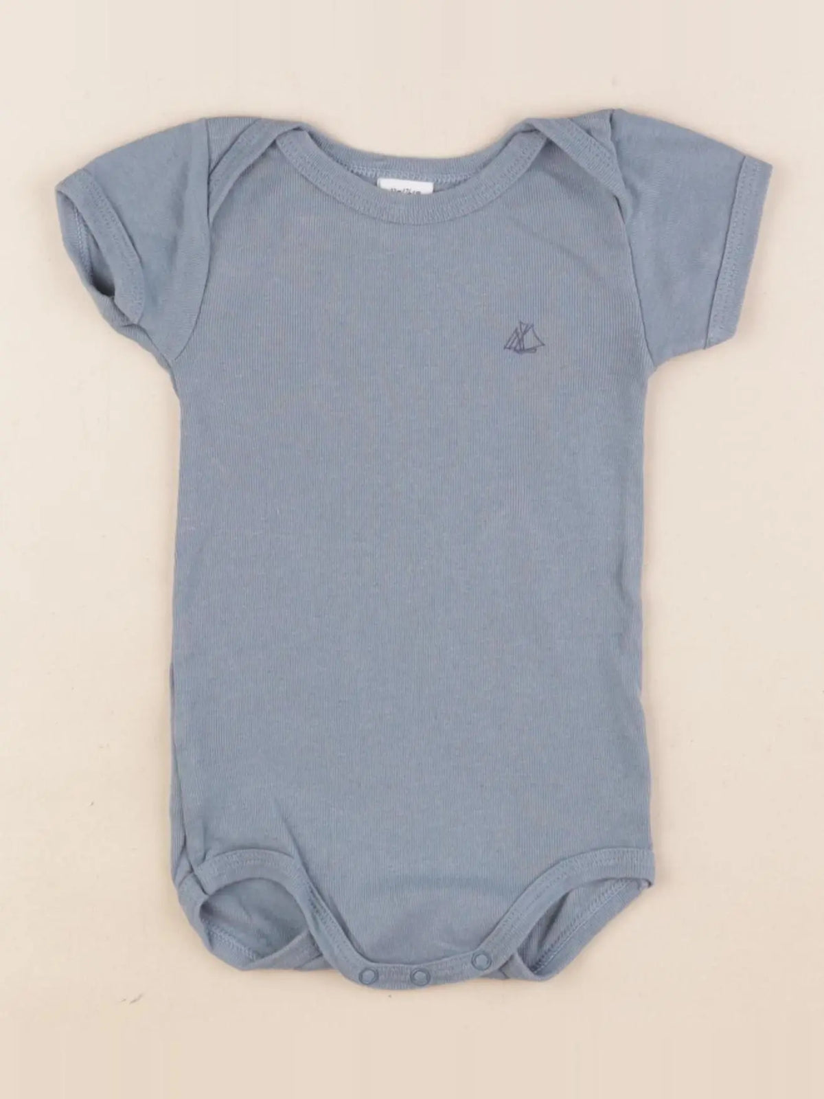 Petit Bateau - body bleu - 12 mois