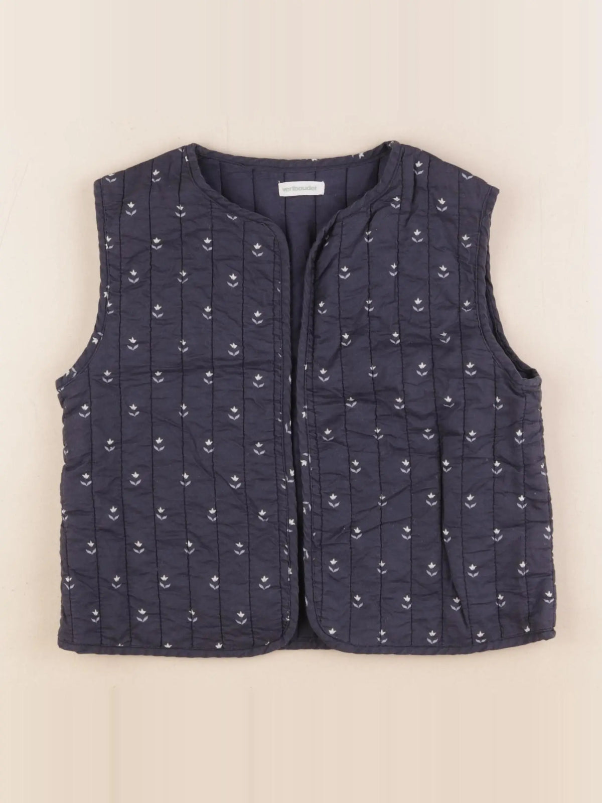 Vertbaudet - gilet bleu - 6 ans