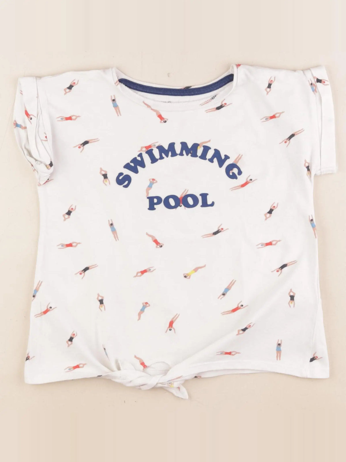 Vertbaudet - tee-shirt blanc - 8 ans
