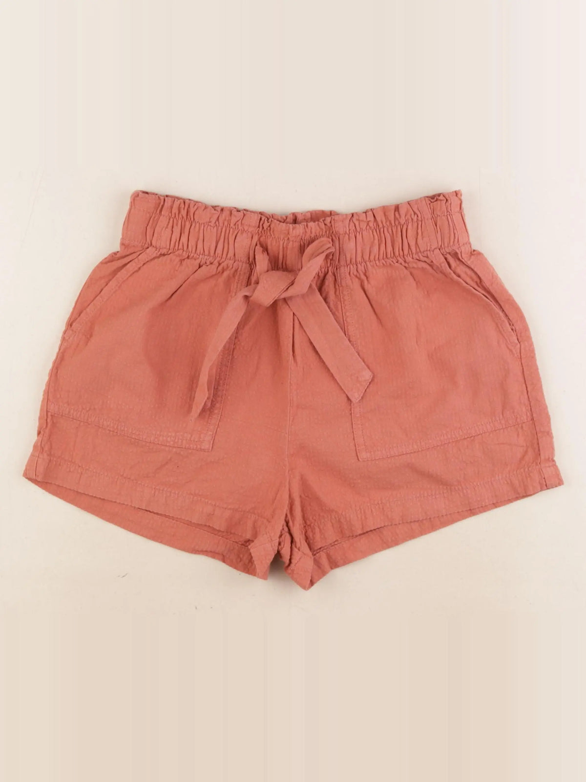 H&M - short orange - 10/12 ans
