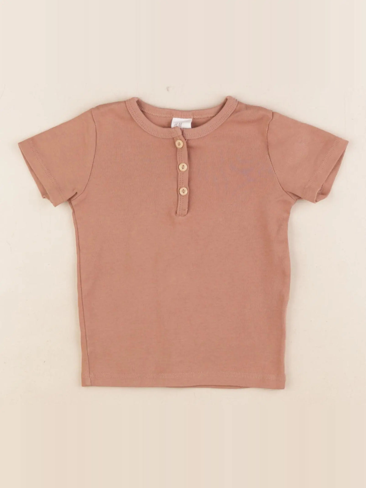 H&M - tee-shirt marron - 9/12 mois