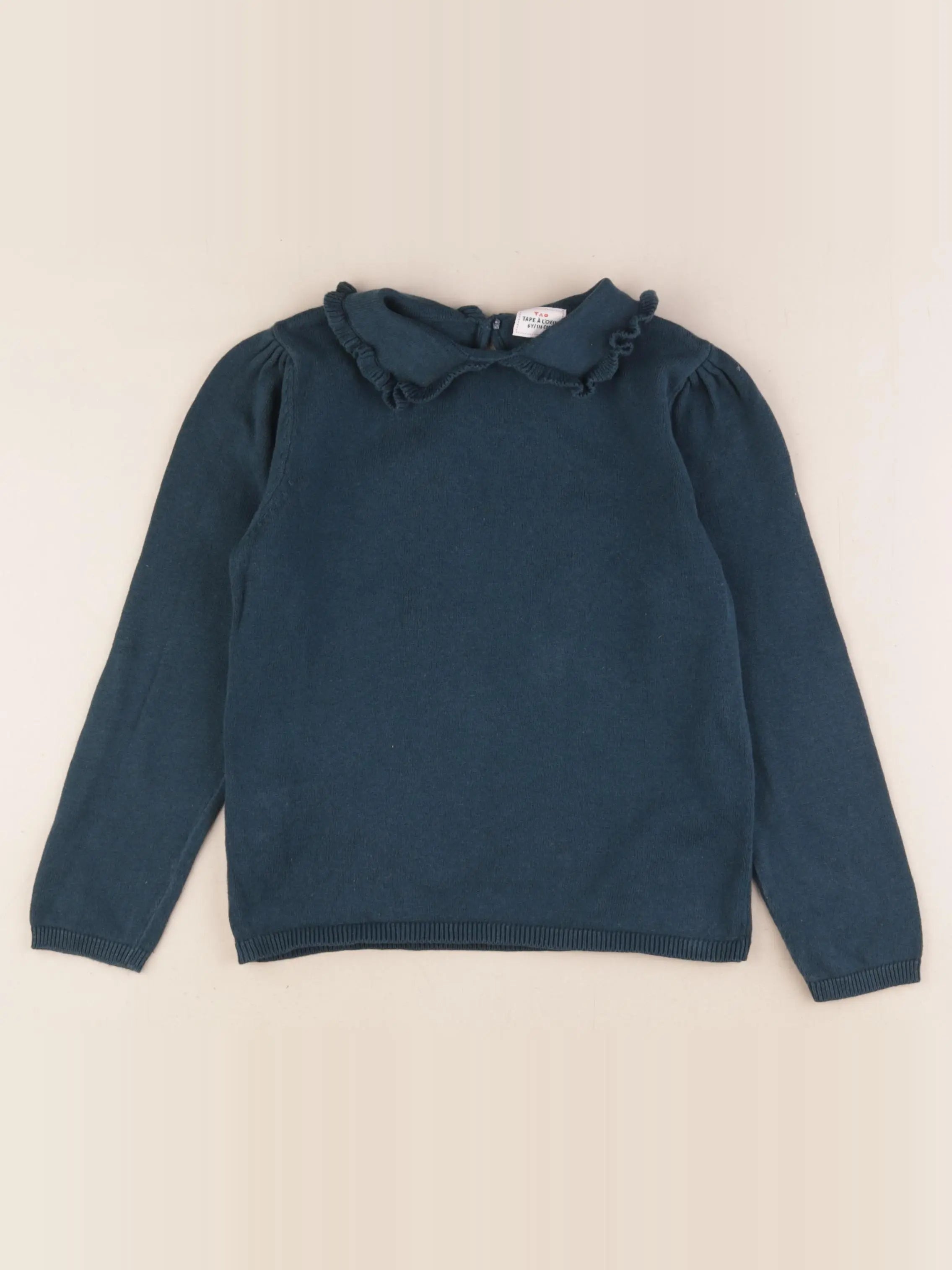 Tape à l'oeil - pull bleu - 6 ans