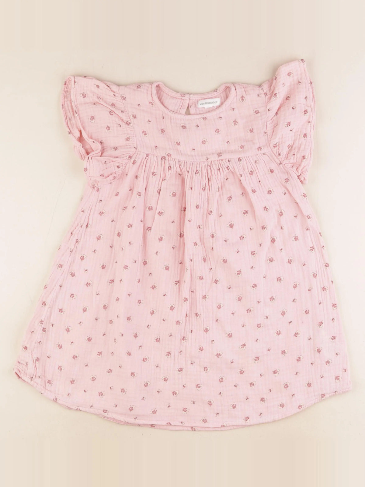 Vertbaudet - robe rose - 5 ans