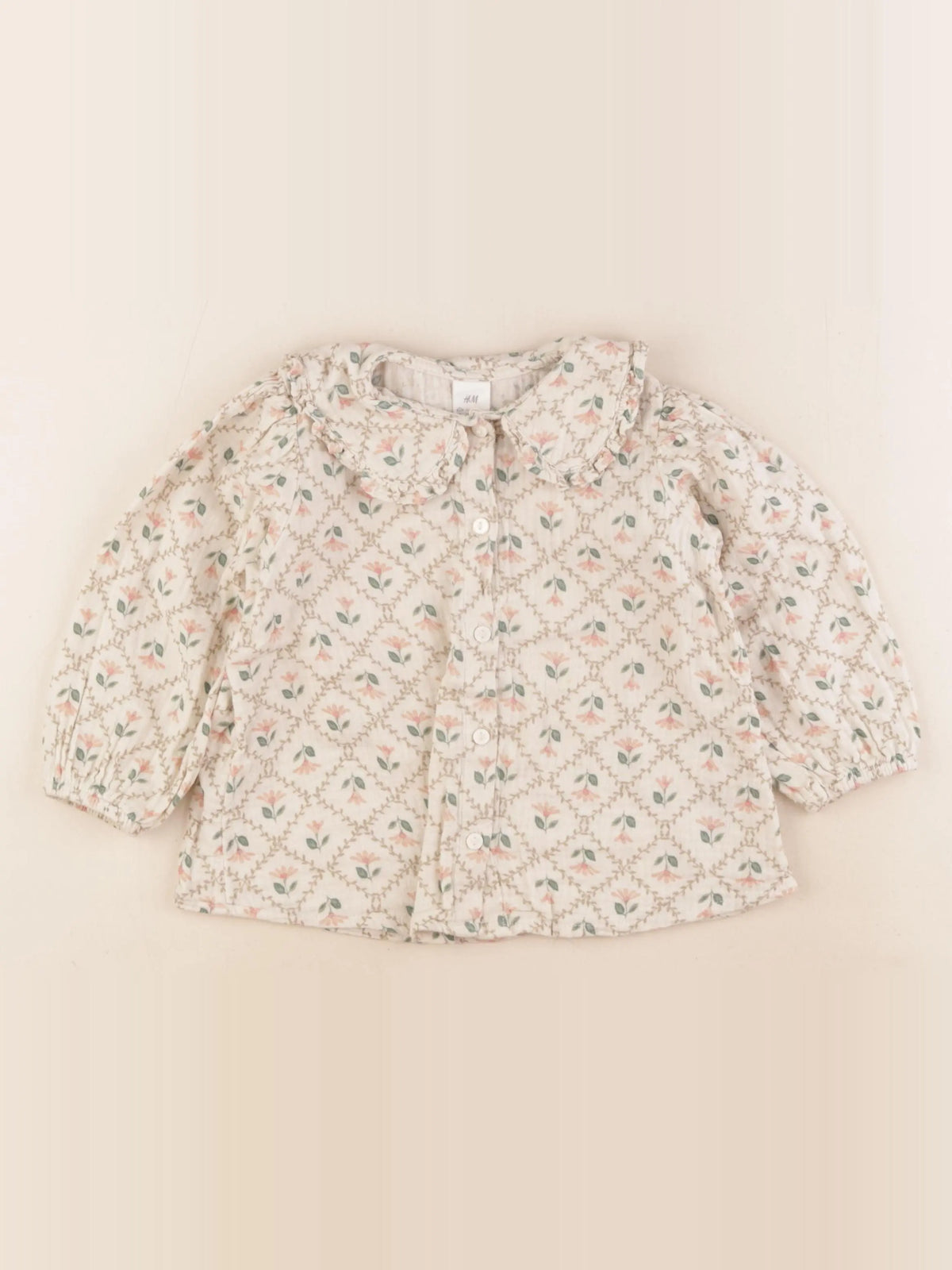 H&M - blouse beige - 18/24 mois